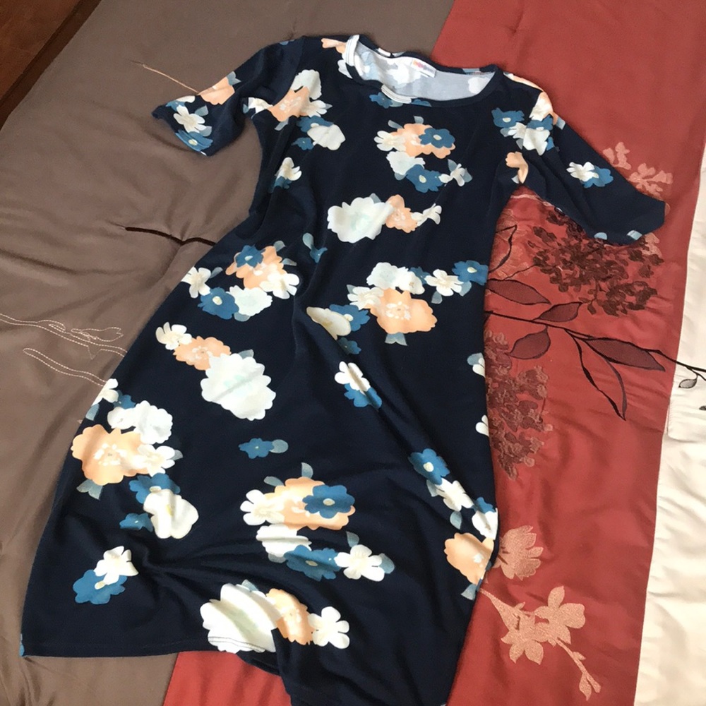 LuLaRoe Julia floral dress